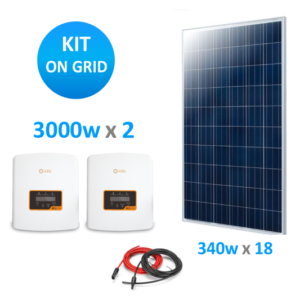 Kit solar on grid 6000w Solis