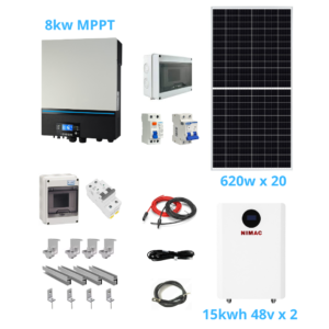 Kit 11kw voltronic Litio mppt Ampliado