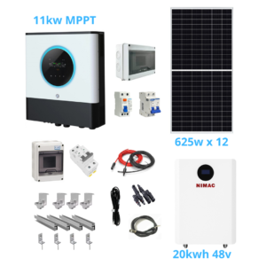 Kit 11kw voltronic Litio mppt Medio