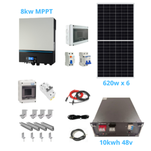 Kit 8kw voltronic Litio mppt Base