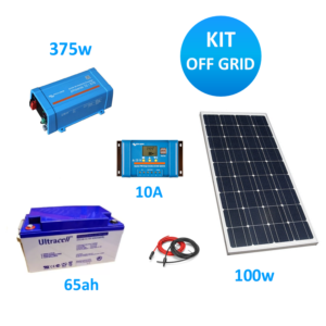 Kit Off Grid 375VA 12v