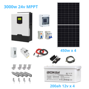 kit solar 3000w gel mppt 2