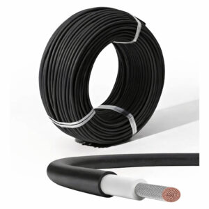Rollo cable negro solar 4mm