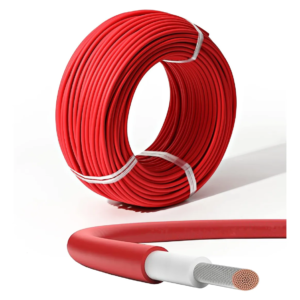 Rollo cable rojo 4mm solar